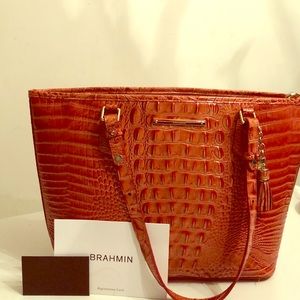 Tangerine colored Handbag